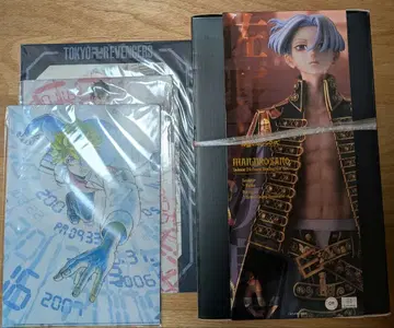 [중고] 사노 만지로 피규어+클리어 파일 포트레이트 4세트