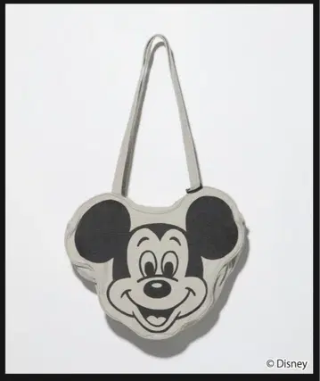 Disney / 페이스 디자인 토트백 그레이