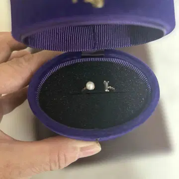 ageteK 10 래브라도 라이트 & 펄 반지 11호