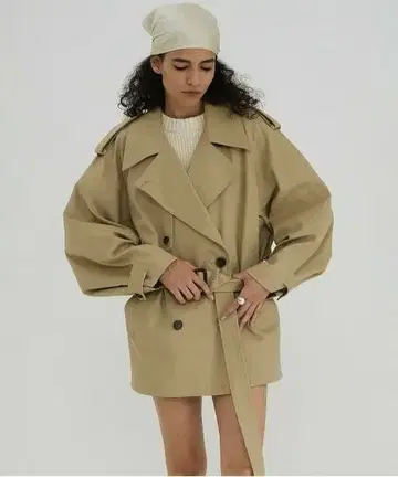 OVER SHORT TRENCH COAT 클라네 clane 사이즈 2