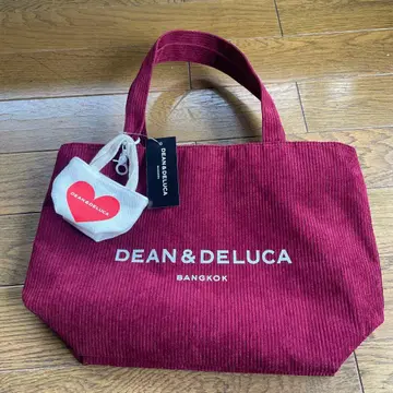 DEAN & DELUCA 버건디 토트백