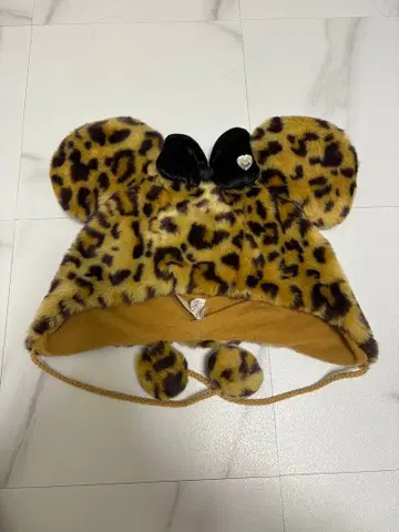 레어템!! 미니 레오파드 무늬 팬캡