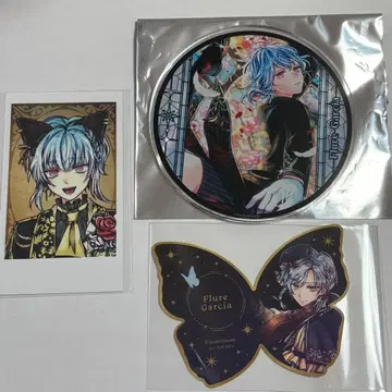 악마 고양이 플뢰르 그라테 아크릴 코스터 난자 세트