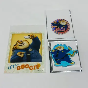 주토피아2 크로우하우저 스티커 오로라 아크릴 스탠드 브로마이드