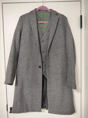 그레이 체스터 코트 베스트 포함