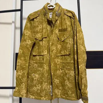 VANS 꽃무늬 밀리터리 자켓 XL