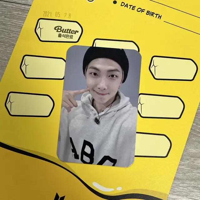 방탄BTS 남준(RM) 버터공방 777 포카