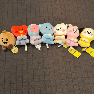 BT21 봉제 인형 7체 세트