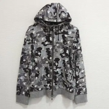 LOVELESS 라브레스 후드티 지퍼 카모플라주 카모플라쥬 스컬 올 패턴