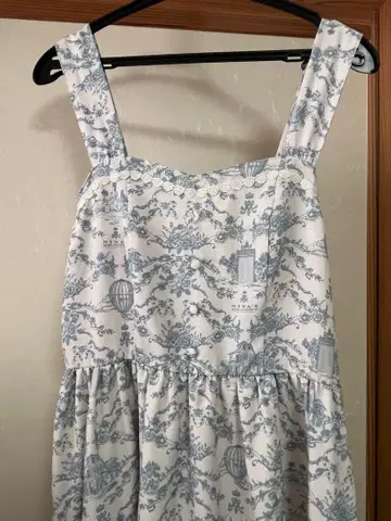 시마미사 니나스 트왈 드 주이 오버롤 스커트 중간 옅은 주황 M