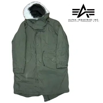 ALPHA INDUSTRIES (알파) 모즈 코트 M-65/L/카키