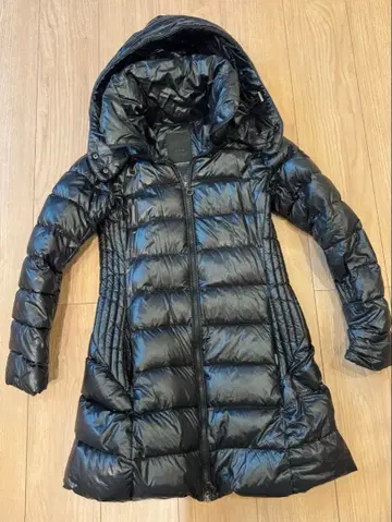 TATRAS 블랙 다운 자켓 후드 부착