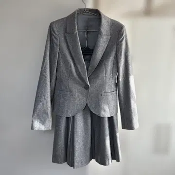 꼼사데모드 타카세 키요코 자켓과 플리츠 스커트 세트 사이즈 11