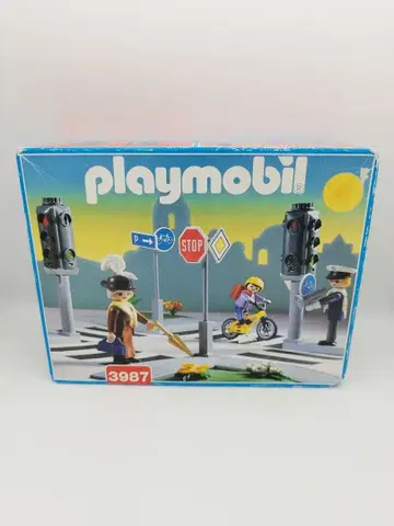 새상품 Playmobil 3987 거리 교통 장면 레어