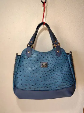 Yuri Kojima 스터드 장식 핸드백 블루