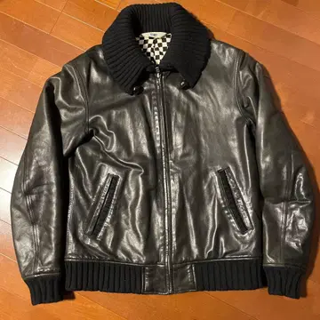 스티프 STIFF 가죽 봄버 자켓