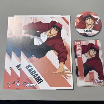 쿠로코의 농구 파쿠르 캔뱃지 아크릴 플레이트 엽서 카가미 타이가