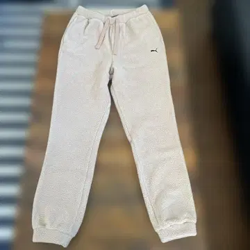 PUMA 플리스 모코모코 이지 팬츠 베이지
