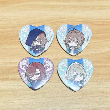 사일런트 위치 하트 캔뱃지 4종 세트