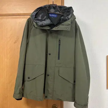 남성용 올리브색 마운틴 파카 S