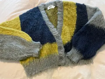 AZUL by moussy 블로킹 그라데이션 가디건 [ S ]