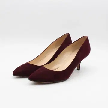 17 파비오 루스코니 천연 가죽 포인트 펌프스 (38) 새상품급