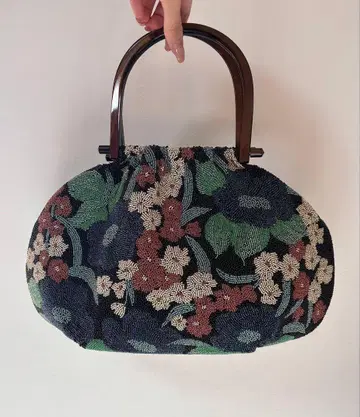 꽃무늬 비즈 자수 일본 의류용 백