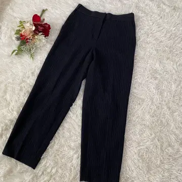 [잔니 로 주디체] 네이비 스트라이프 캐주얼 팬츠(40)