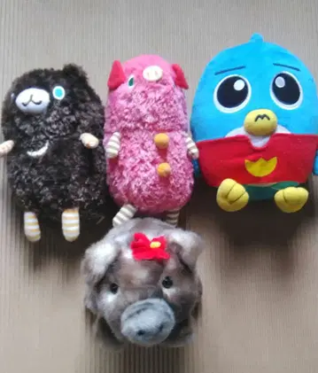 봉제 인형 세트