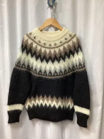 최종 가격 인하 바토너 모헤어 노르딕 니트