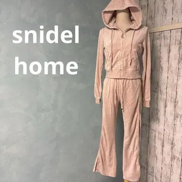 snidel home 후드 부착 플리스 룸웨어 세트 M 사이즈