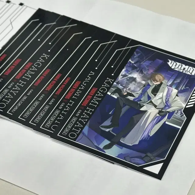 니지산지 카가미 하야토 솔로앨범 타워레코드 예약 특전 명함풍 카드