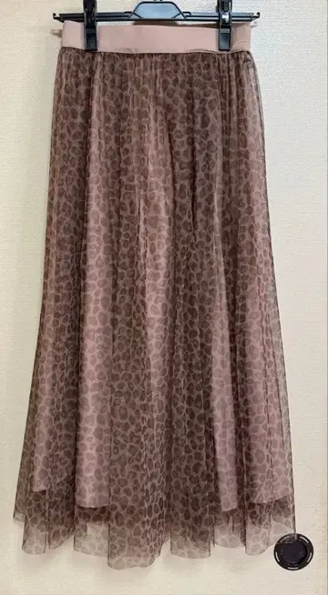 MERCURYDUO 레오파드 무늬 샤샤 스커트