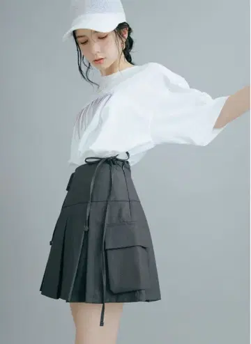 Crayme, 인버티드 플리츠 스커트