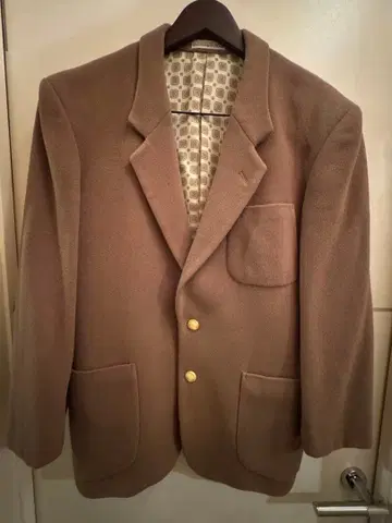브라운 테일러드 자켓