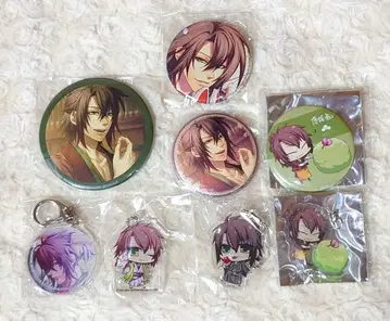 박앵귀 신개 오키타 소지 세트 캔뱃지 아크링 키링 캔 거울 아크릴 스탠드