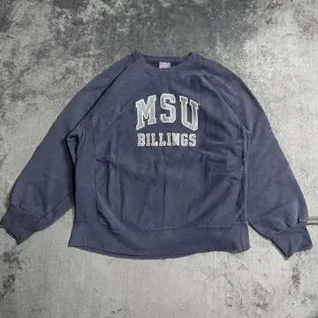 90s MV SPORT 맨투맨 칼리지 리버스 타입