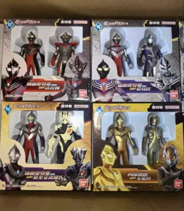 중국 한정판 울트라맨 소프트 비닐 세트 티가 카밀라