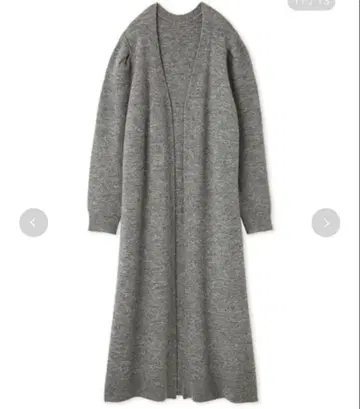 미라 오웬 오프숄더 롱 가디건 사이즈 0 브라운 알파카