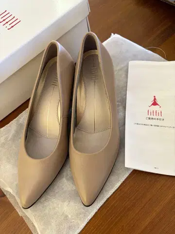 [ 새상품급 ] fit fit 펌프스 청키힐 23cm