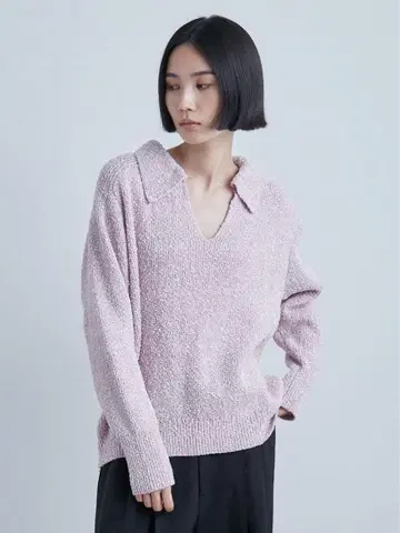 MISEROHE(미스 로에) 리본 몰 스키퍼 NT 니트