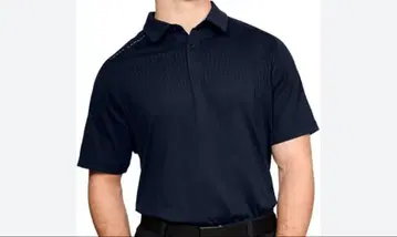 정가의 반값 이하! 언더아머 네이비 피케 셔츠 남성용