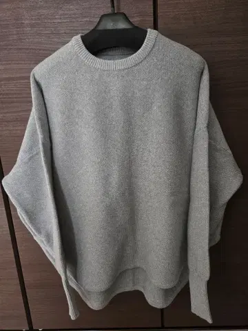 Mal.레레레 씨 와플 니트 라이트 그레이