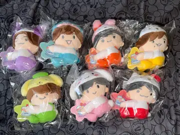 산리오 봉제 인형 마스코트 7개 세트 나니와단시