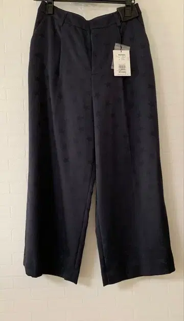 새상품 메이슨 그레이 별 패턴 서스펜더 팬츠 네이비 M