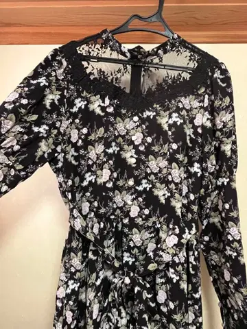 시마무라 클라로리 쿠루미 원피스 그레이스풀 원피스 블랙 M