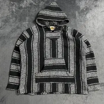 EARTH RAGS 멕시칸 후드티 스트라이프