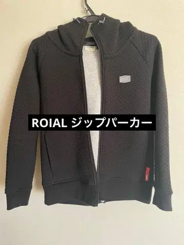 ROIAL 지퍼 후드티