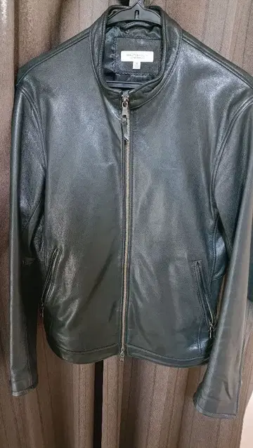 BEAUTY&YOUTH 블랙 가죽 싱글 라이더 자켓 s