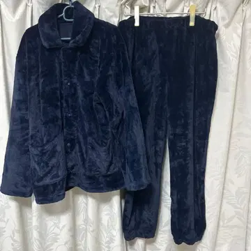 무인양품 착용 담요 상하의 세트 파자마 방한 도톰 플리스